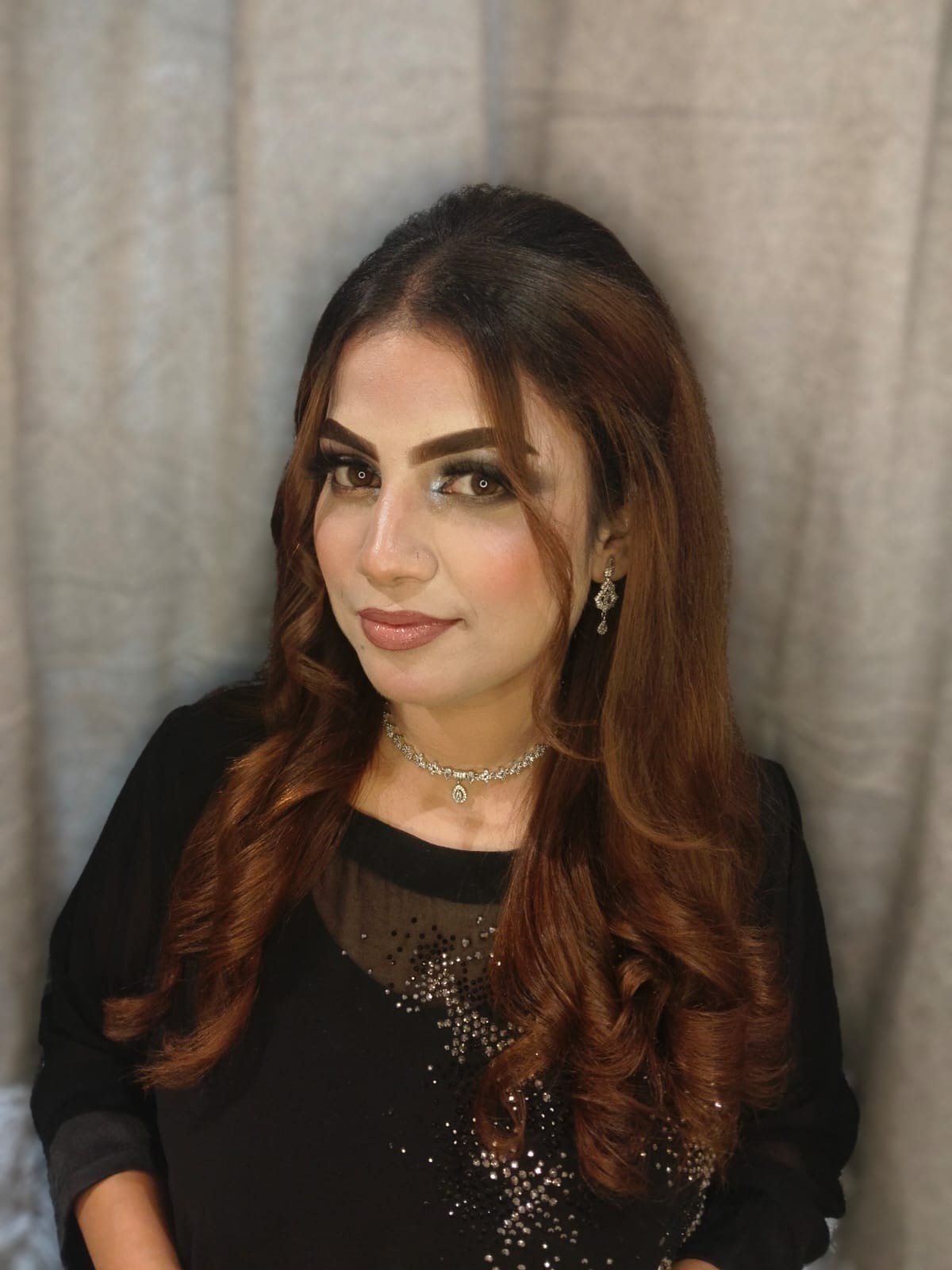 After makeup and styling at Raheelas Beauty Studio